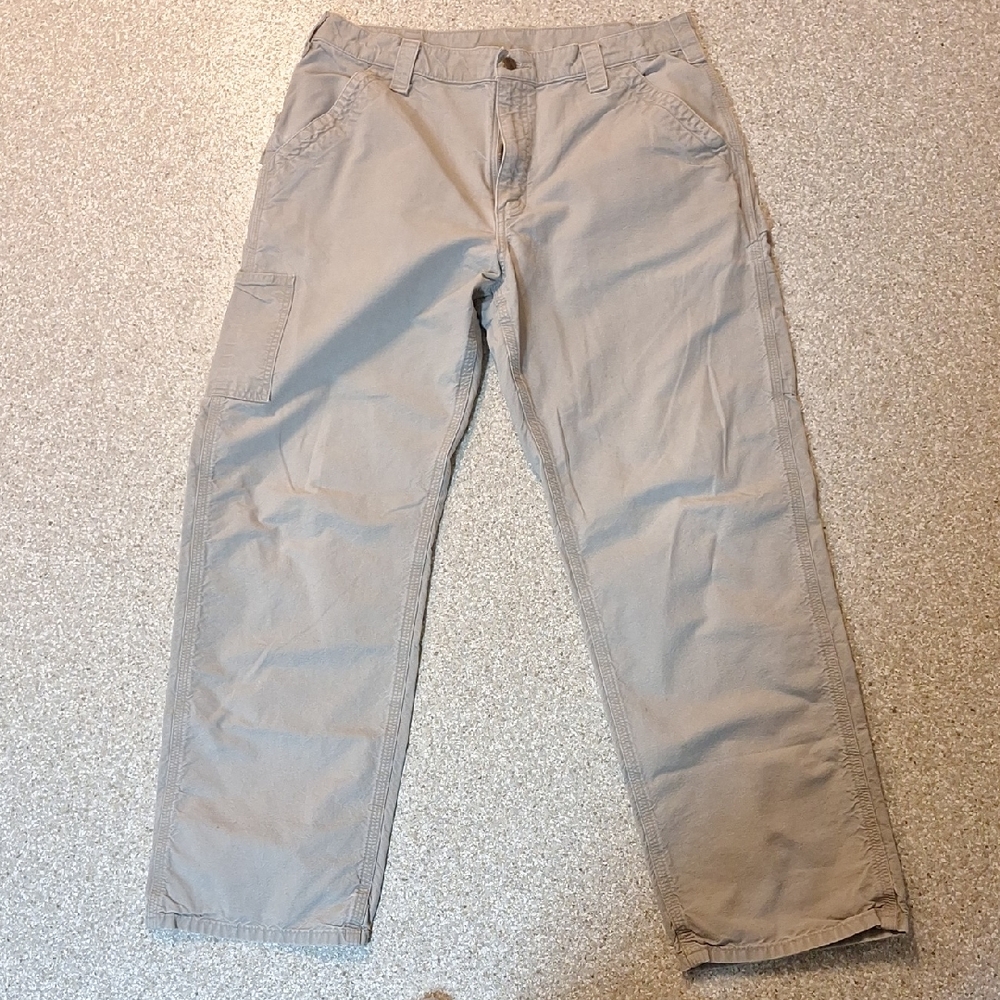 Carhartt Men's Beige Cargo Pants 36x32